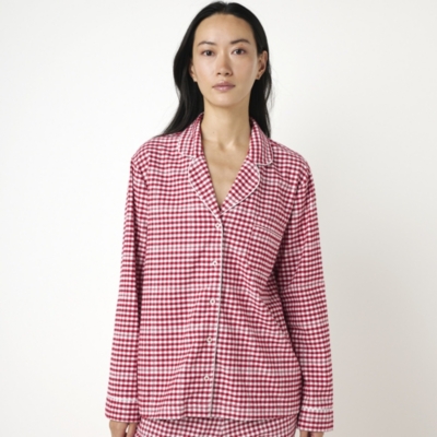 Organic Cotton Mini Check Pyjama Shirt