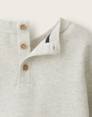 Organic Cotton My 1st Birthday Sweatshirt & Crown Set