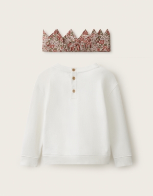 Organic Cotton My 2nd Birthday Sweatshirt & Crown Set (0–3yrs)