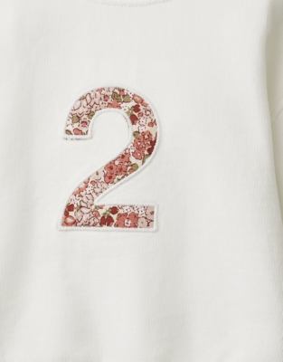 Organic Cotton My 2nd Birthday Sweatshirt & Crown Set (1–3yrs)