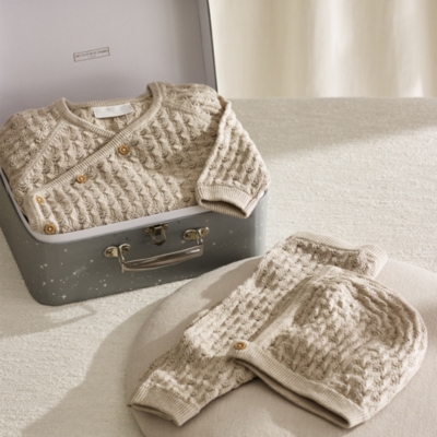 Organic Cotton New Arrival Knitted Gift Set (0–6mths)