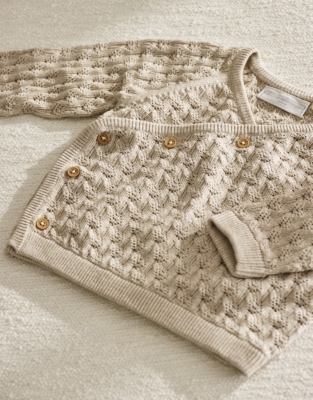 Organic Cotton New Arrival Knitted Gift Set (0–6mths)