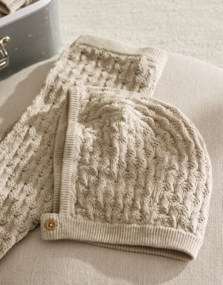 Organic Cotton New Arrival Knitted Gift Set (0–6mths)