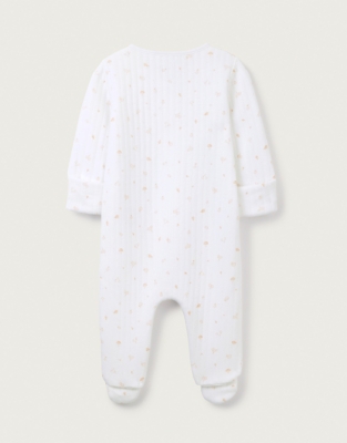 Organic Cotton Ottilie Floral Sleepsuit (0–24mths)