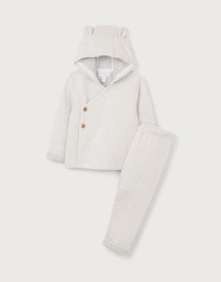 Organic Cotton Padded Jacket & Pants Set (0–24mths)