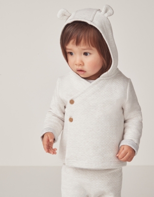 Organic Cotton Padded Jacket & Trousers Set (0–24mths)