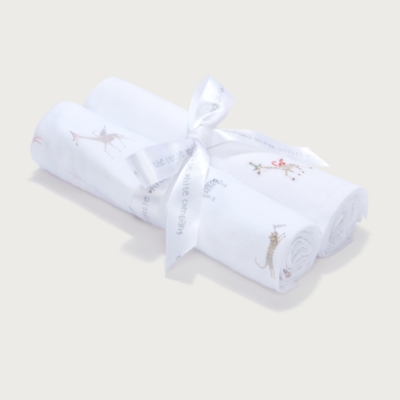 Organic Cotton Party Animal Muslins — Set of 2