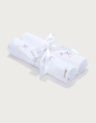 Organic Cotton Party Animal Muslins — Set of 2