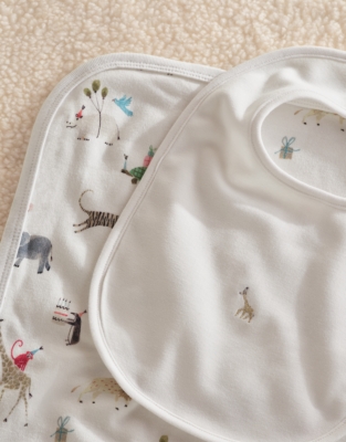 Organic Cotton Party Animals Luxury Gift Set (0–6mths)
