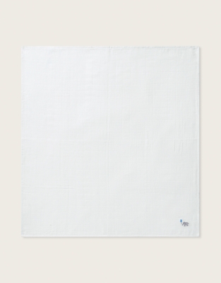 Organic Cotton Party Elephant Muslins – Set of 2