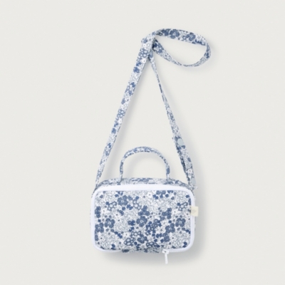 Organic Cotton Petunia Floral Bag