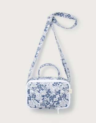 Organic Cotton Petunia Floral Bag