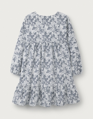 Organic Cotton Petunia Floral Cord Dress (18mths–6yrs)