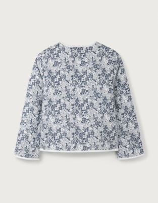  Organic Cotton Petunia Floral Cord Jacket (18mths–6yrs)