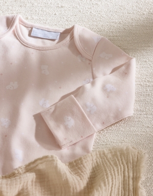 Organic Cotton Pink Elephant New Arrival Gift Set (0–6mths)