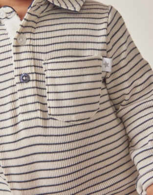 Organic Cotton Polo Top (0–18mths)