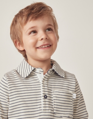 Organic Cotton Polo Top (18mths–6yrs)