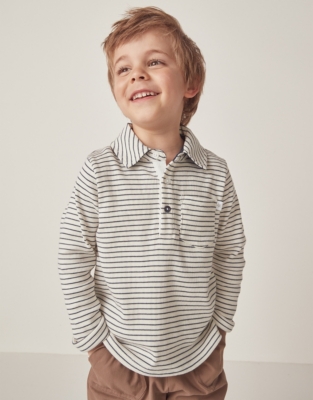 Organic Cotton Polo Top (18mths–6yrs)