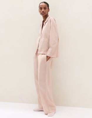 Organic Cotton Poplin Relaxed Pyjama Set