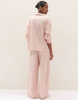 Organic Cotton Poplin Relaxed Pyjama Set