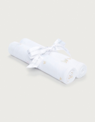 Organic Cotton Puddle Ducks Muslins – 2 Pack