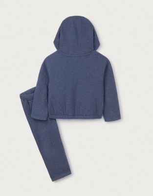 Organic Cotton Quilted Anchor Hoodie & Joggers Set (0–18mths)