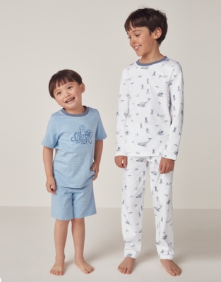 White company best sale boys pyjamas