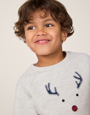 Organic Cotton Relaxed Fit Jingles & Check Pyjamas (2–12yrs)