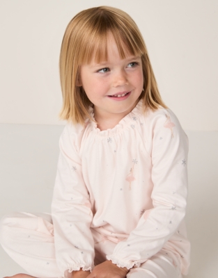 Organic Cotton Relaxed Fit Nutcracker Ballerina Pyjamas (2–12yrs)