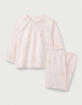 Organic Cotton Relaxed Fit Nutcracker Ballerina Pyjamas (2–12yrs)
