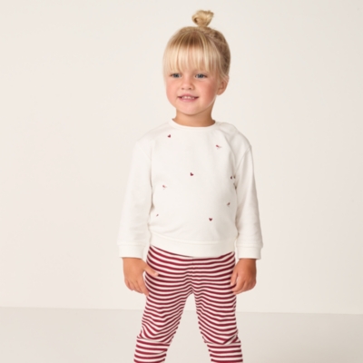 Organic Cotton Relaxed Fit Robin Embroidered Set (0–4yrs)
