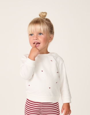 Organic Cotton Relaxed Fit Robin Embroidered Set (0–4yrs)