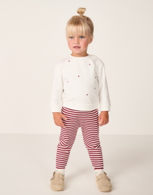 Organic Cotton Relaxed Fit Robin Embroidered Set (0–4yrs)