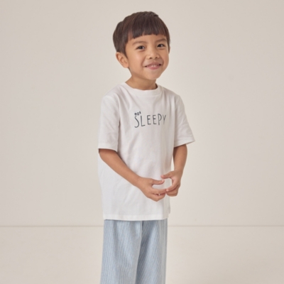 Organic Cotton Relaxed Fit Sleepy Pyjamas (1–12yrs)