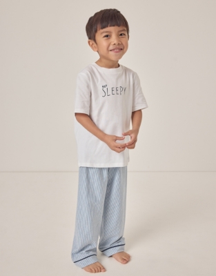 Organic Cotton Relaxed Fit Sleepy Pyjamas (1–12yrs)