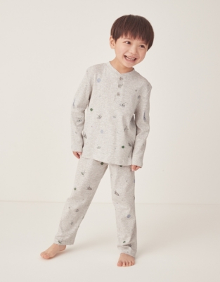 Organic Cotton Relaxed Fit Space Print Pyjamas (1–12yrs)