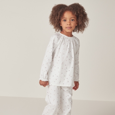 Organic Cotton Relaxed Fit Tiny Floral Print Pyjamas (1–12yrs)