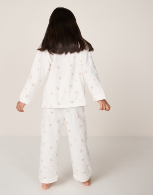 Organic Cotton Relaxed Fit Traditional Hattie Floral Pyjamas (2–12yrs)