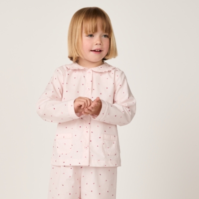 Organic Cotton Relaxed Fit Traditional Ines Floral Pyjamas (2–12yrs)