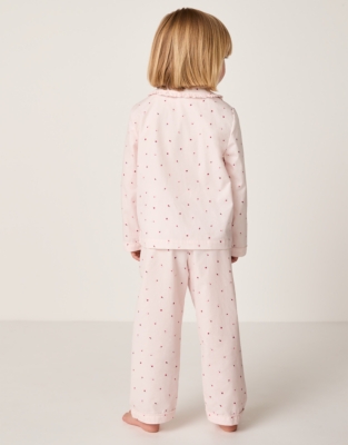 Organic Cotton Relaxed Fit Traditional Ines Floral Pyjamas (2–12yrs)
