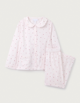 Organic Cotton Relaxed Fit Traditional Ines Floral Pyjamas (2–12yrs)