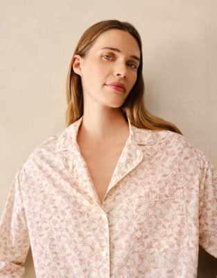 Organic Cotton Relaxed Floral Pyjama Set