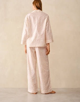 Organic Cotton Relaxed Floral Pyjama Set