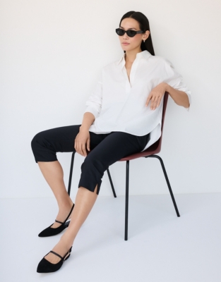 Organic Cotton Relaxed Popover Shirt