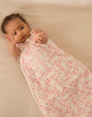 Organic Cotton Reya Floral Sleeping Bag – 1 Tog