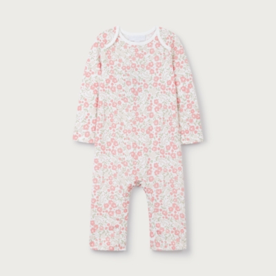 Organic Cotton Reya Floral Sleepsuit (0–24mths)