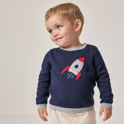 Organic Cotton Rocket Jumper (0–18mths)