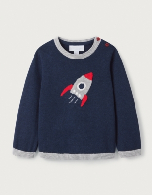 Organic Cotton Rocket Jumper (0–18mths)