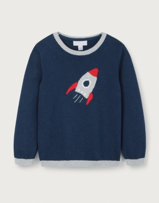 Organic Cotton Rocket Jumper (18mths–6yrs)