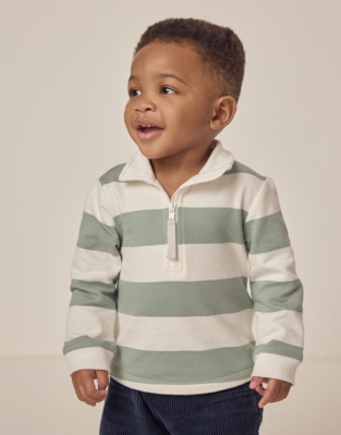 Organic Cotton Rugby Top (0–18mths)